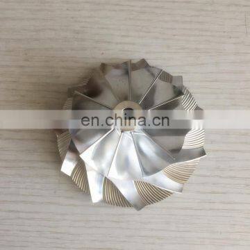 HX35 3599649/4035699 53.91/78.00mm 11+0 blades high performance racing turbo billet/milling/aluminum 2618 compressor wheel