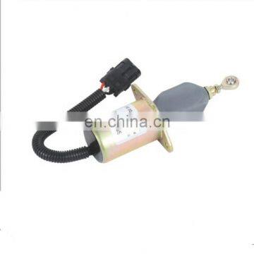 Truck Engine Stop Solenoid Valve Shutdown Solenoid 3935650 SA-4764-24 3935649 SA-4764-12 for DH-A015 6CT8.3 SA-4765-24 SOL22060