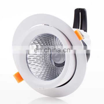 LED downlight adjustable  COB ceiling recessed Flicker free CRI>95