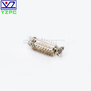 D-SUB DP 15Pin Connector Male Two Row Welded Plate Riveting Harpoon 6.0 The Lock10.0 Screw photo-2