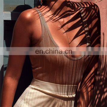 2020 New Custom Backless Plain Sexy Bodysuits For Women