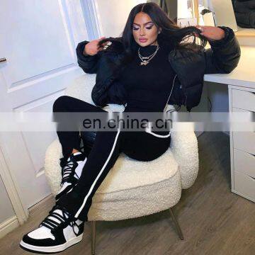 Women Fitness Yoga Jumpsuit Ladies Bodycon Long Yoga Jumpsuit Women Fitness Wear With Zipper Sportswear Jumpsuit photo-3