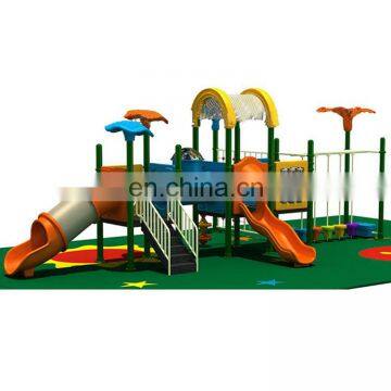 Children outdoor playground play series kids play equipment slides