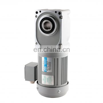 ZD 3phase AC Induction 0.1kw,0.2kw,0.4kw,0.75kw,1.5kw Hypoid Gear Motor with Right Angle Hollow Shaft Variable Speed