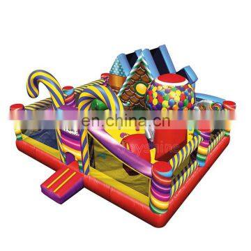 Candyland Inflatable Jumping Bouncer Commercial Bouncy Castles Kids Playground For Sale