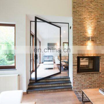 Cheap Aluminium Soft Sliding Tempered Glass Door photo-6