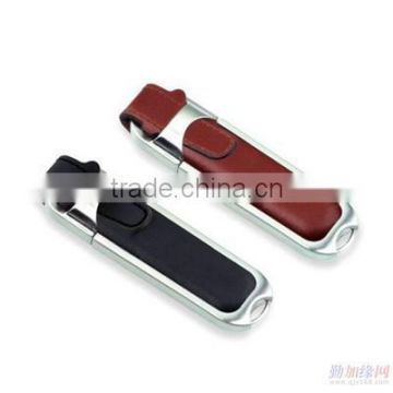 Competive price high speed usb flash leather,custom leather usb,leather cover usb