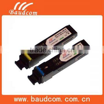 Single power supply 3.3V 1.25G SFP WDM fiber optic transceiver