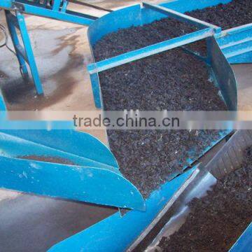 Scrap rubber recycling plant