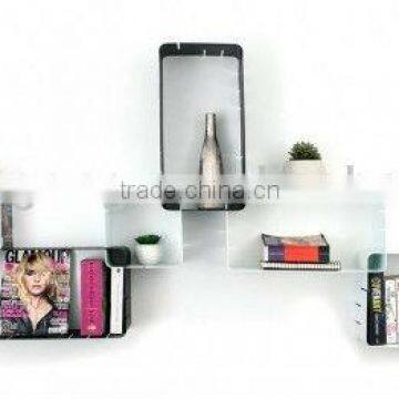 7-set Metal Gift Card Display Shelf / Modern Art Display ShelfA7001