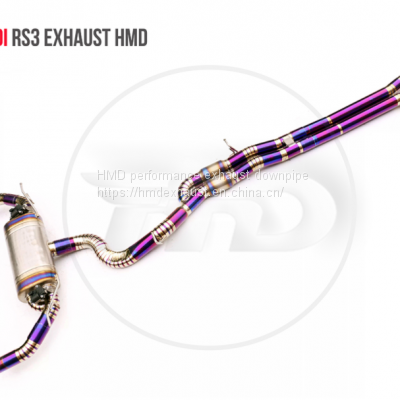 Titanium Alloy Exhaust Pipe Manifold Downpipe is Suitable for Audi RS3 Auto Replacement Modification Electronic Valve Whatsapp008613189999301 photo-2