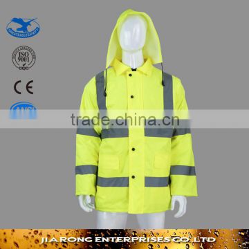 Cheap high visible road safety winter reflective jacket RF071