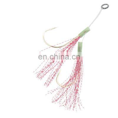 2020 Hotsale Artificial Bait With Glow Hook Swivels Anzois Para Pesca Sabiki Rigs Fishing Lure photo-5