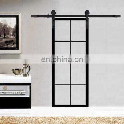 Elegant aluminum alloy barn sliding door for bedroom