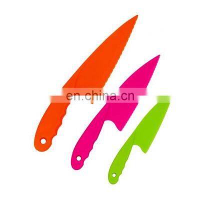 Best Quality Food Grade 3 Pieces Plastic Knife Set