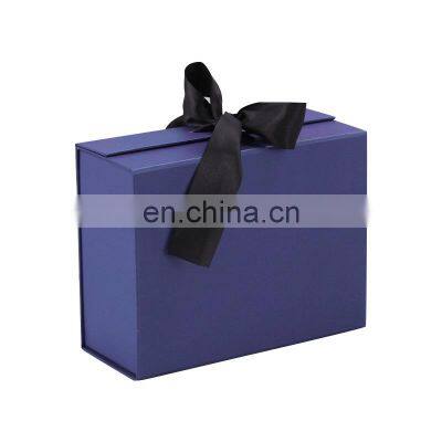Custom Cardboard Flat Pack Folding Box Packaging Magnetic Paper Foldable Luxury Gift Box