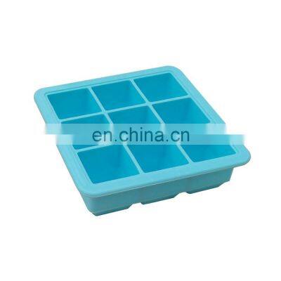 Reusable Silicone 9-Ice Cube Molds With Spill-Resistant Removable Lid, Flexible and Odorless, for Whiskey and Cocktails photo-5