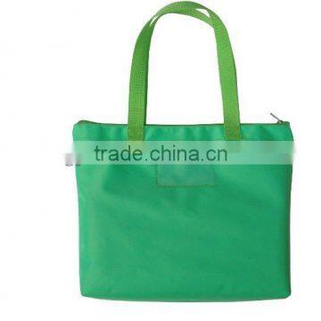 Dongguan Factory nylon shopping bag promotional bag Tote handle bag with two colors