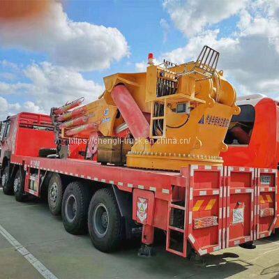 Sinotruk Howo 10x6 Crane Truck 60ton 90ton 100ton 120ton 130ton 150ton 180ton Knuckle Boom Crane photo-3