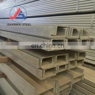 Hot Rolled or Cold Bend GB Q235B Q345B Hot Dip Galvanized Steel Channel Bar Dimensions photo-2