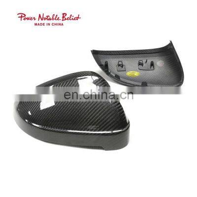Full dry carbon fiber mirror cover for Audi A5 S5 RS5 replacement style 2017-2022