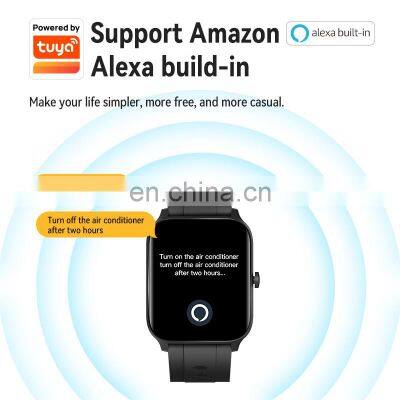 2022 New Products Support Amazon Alexa Tuya Smart App Wearable Devices Smart Watch photo-3