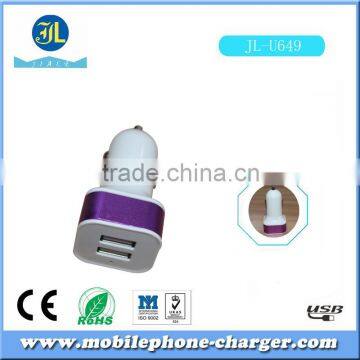 2016 Trade Show Hot Sale Product Square Shape 12v Dual Ports Usb Car Battery Charger photo-2