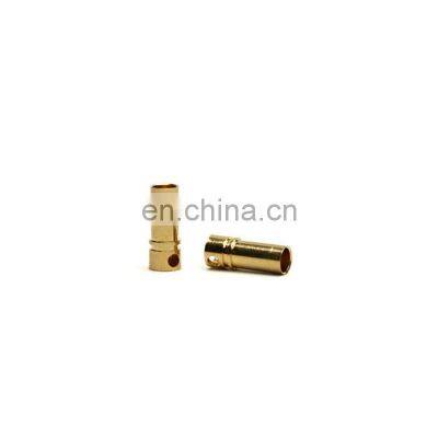 High quality 4.0mm gold plated brass banana plug socket pin plug housing metal fabrication service