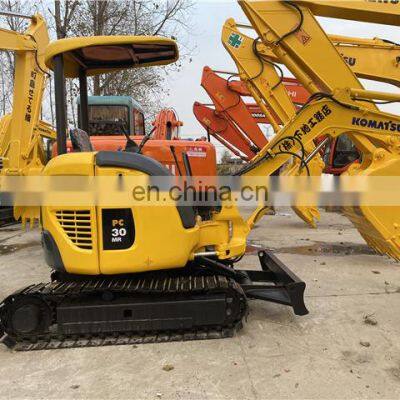 Used komatsu pc30 mini excavator