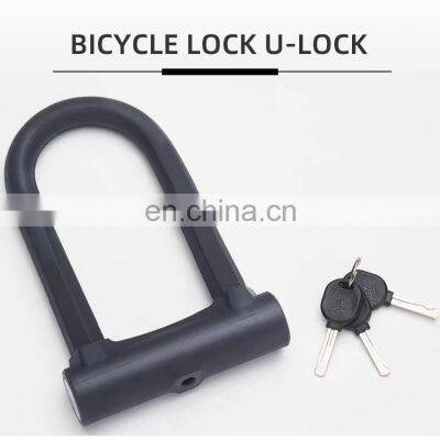 Hot Sale High Quality Heavy Duty Bike Manganese Steel Material U-lock Bicycle U Lock With Cable photo-4