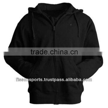 Double pocket Black Hoodie / Hoodie