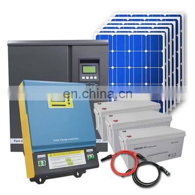 High 30kw Complete Solar Panel Home Solar Energy System Generator Home System 10000kw 6kw Travel photo-2