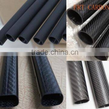 round square rectangular oval octagon shape carbon fiber customized Tubing