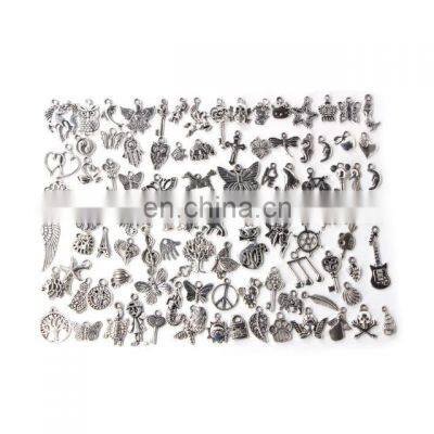 100pcs Mixed Vintage Metal Animal Birds Charms Beads DIY Bracelet Pendant Necklace Accessories For Jewelry Making Findings photo-4