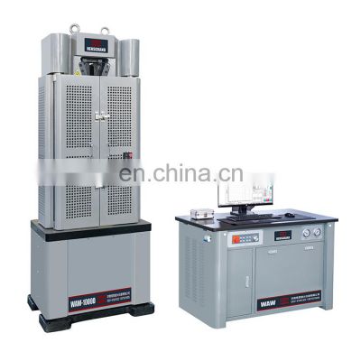 WAW-1000D China Hot Sale Computer Hydraulic Steel material Tensile testing equipment