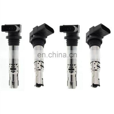 OEM 036905100B low MOQ ignition coil electric resistance in stock pack ignition coil German cars engine CAXA,CNVA BLF,BLP BXW