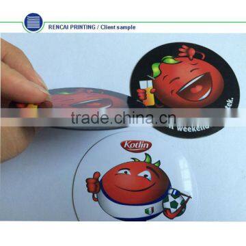 Fashion soft Advertising plastic and crystal fridge magnet for different countries