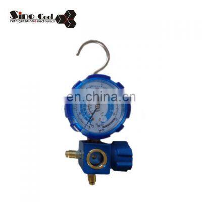 Freon Refrigeration Air Conditioning Single Digital Pressure Gauge Sight Glass Handle Hvac Gauge Manifold photo-3