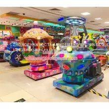 Guangdong Zhongshan Tai Le Play Children's Indoor Video Game Rocking Car Rocking Machine Waterproof Supermarket Business Circle Coin-operated Self-service Space Flying Saucer Lifting Rotation photo-3