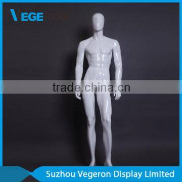 window display egg head male mannequin