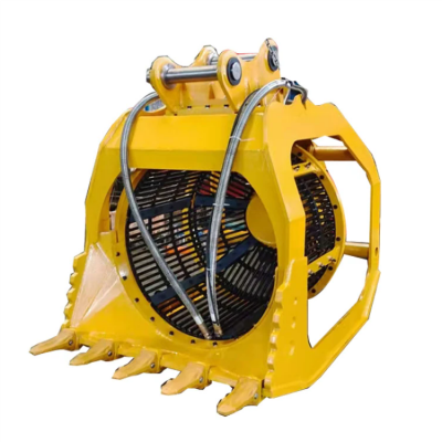 Broken Stone Bucket Stone Bucket Earthwork Screening and Crushing Hopper Drum Vibrating Screen Bucket