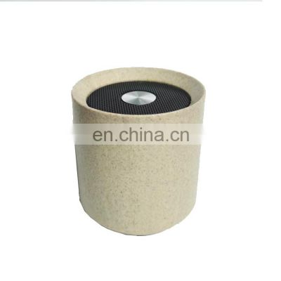 Wheat Straw Eco Friendly Portable Speaker Music Biodegradable Recycled Mini Portable Wireless Speaker