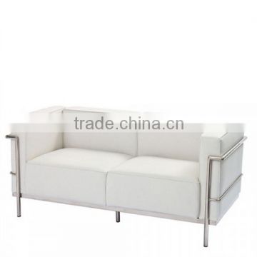 White black re Le Corbusier Sofa LC3 living room office modern sofa