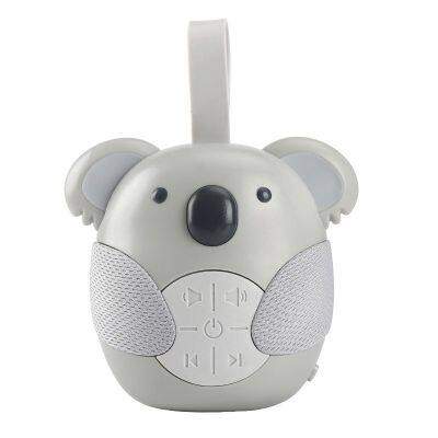 TUODI Koala Animal tragbares Baby-Wei?e-Rauschen-Ger?t, Schlafhilfe, Geburtstagsgeschenk, Lautsprecher mit Zeitabschaltung, Soundger?t