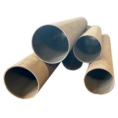 Tubería de acero sin costura galvanizada de carbono, soldada por resistencia eléctrica (ERW), caliente DIN2448 St52, tubería de acero sin costura laminada a caliente