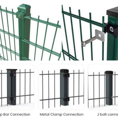 2D Double Wire Mesh Fence With PVC Coating for Corrosion Resistance photo-3