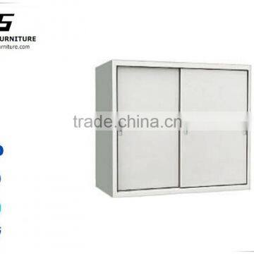 Multi-function sliding door short steel lockable shoe cabinet