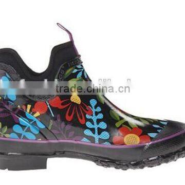 Beautiful woman garden boot