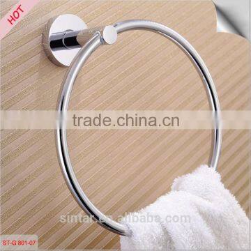 Wall mounted bathroom towel hanger towel ring holder