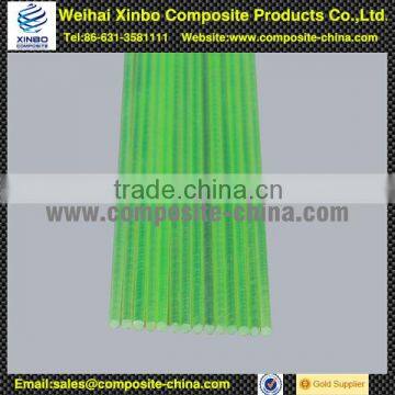 Easy cut discoloration transparent insulated glass fiber rods for sale